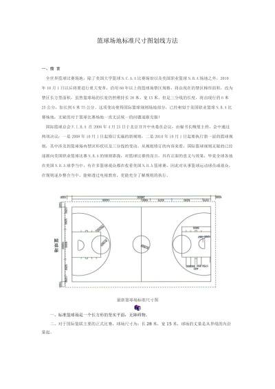 篮球场地画线图详细教程-第3张图片-www.211178.com_果博福布斯