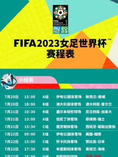 女足世界杯2023详细赛程表最新消息视频 全面解读女足世界杯2023赛程安排-第3张图片-www.211178.com_果博福布斯