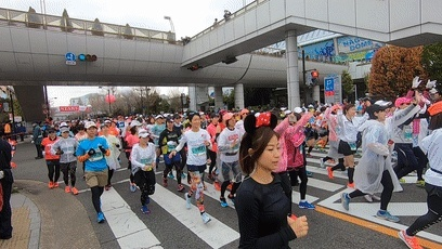 名古屋女子马拉松冲刺 精彩瞬间回顾